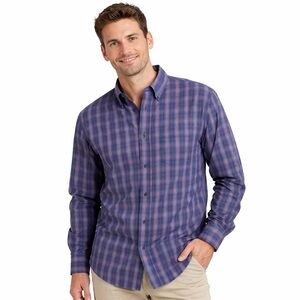 F/X FUSION Mens Shirt‎ Button Down Long Sleeve Plaid Size XL